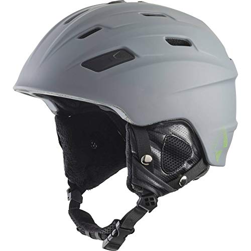 TECNOPRO Herren Pulse Pro Active HS-988 Ski-helme, Grey Dark/Green Lime, S