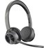 POLY VOYAGER 4320 UC Telefon On Ear Headset Bluetooth® Stereo Schwarz Mikrofon-Rauschunterdrückung