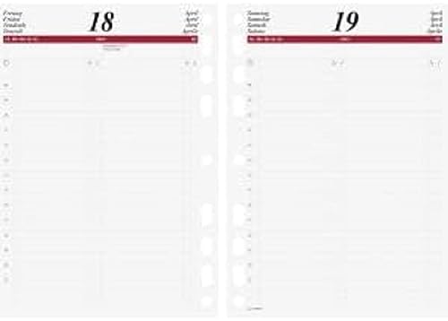 rido/idé Tageskalendarium Timing 1 2024 1 Seite = 1 Tag A5 weiß