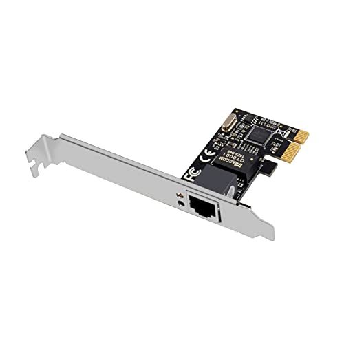 DriverGenius 1-Port Dual Profile PCI Express PCIe Gigabit Network Server Adapter NIC Card - PCIe NIC