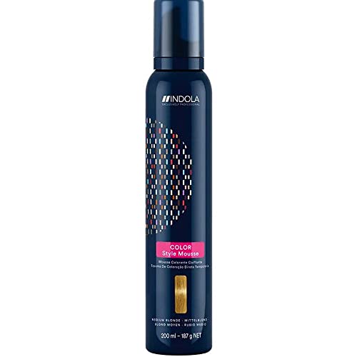 Indola Color Styling Mousse mittelblond