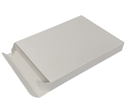 Weiße Produktbox aus massivem Karton für Produkte und Geschenke (50, 16 x 12 x 2 cm)