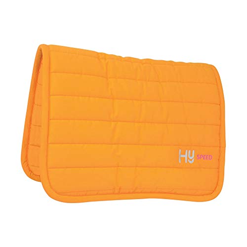 HySPEED Neon reversibel Komfort Poly Sattelpad/Schabracke, Bright Orange