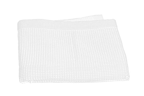 Taubert Spa Thalasso Saunatuch 200 x 75 cm Leichtes Waffelpikee OneSize (200 x 75) Weiss