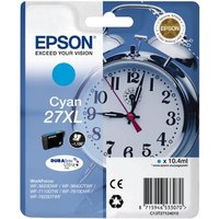 Epson 27XL Original Druckerpatrone Cyan mit hoher Kapazität T2712