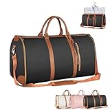 Lucshy Travel Bag, Travelher Foldable Clothing Bag, Versatile Tashlo Travel Bag, Tashlo Travel Garment Duffle Bag (Black)