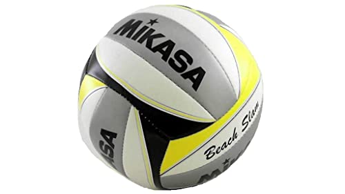 Mikasa Beach Slam VXS-11 Volleyball Gelb-Schwarz-Silber-Weiß 5