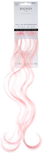 Balmain Fill-In Extensions Fiber Hair Straight Fantasy Kunsthaar 10 Stück Pink 45 Cm Länge