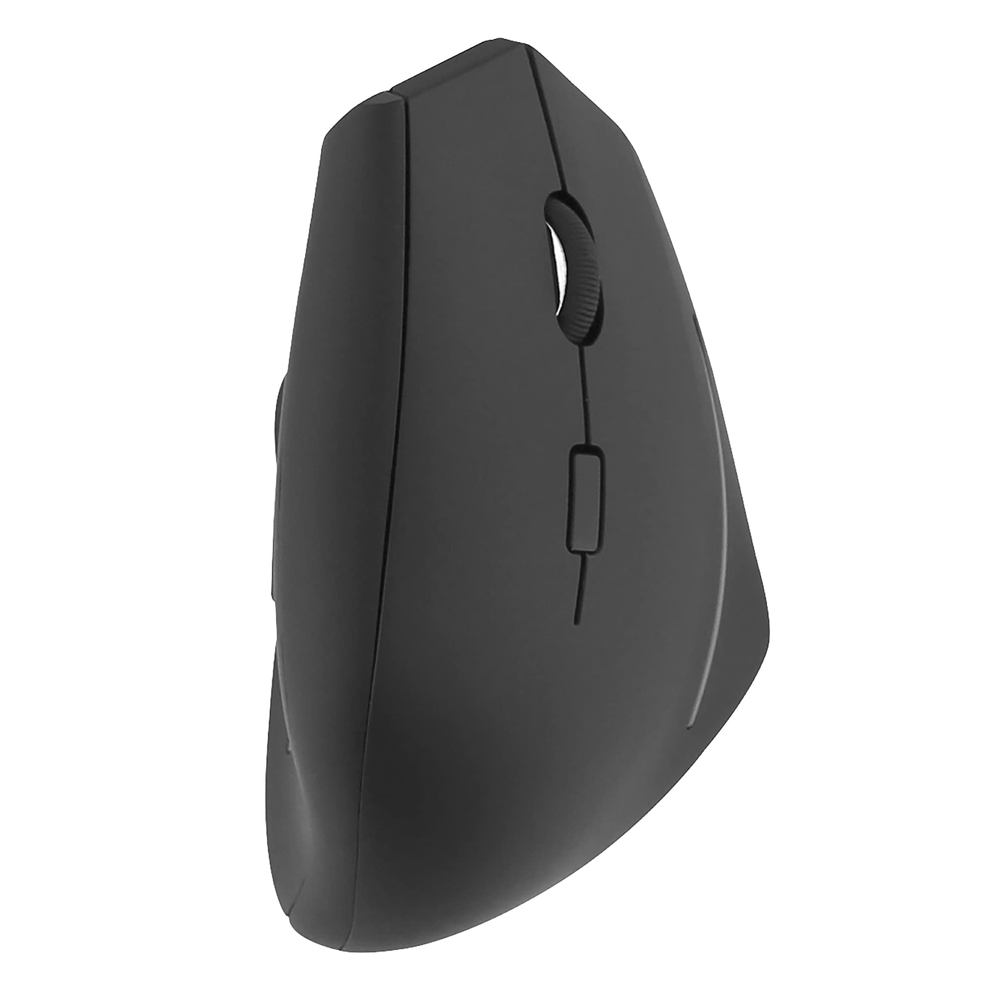 T'nB Kabellose Maus, ergonomisch, vertikal, Dual Connect, Bluetooth + USB-A, Schwarz