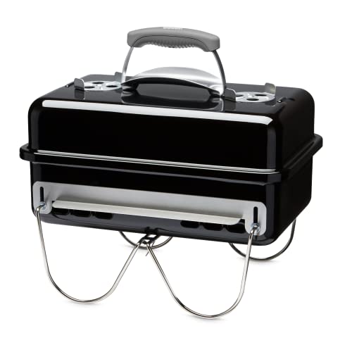 Weber Holzkohlegrill Go-Anywhere schwarz, 42 x 26 cm