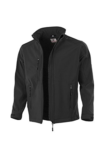 Qualitex Softshelljacke Arbeitsjacke (M, schwarz)