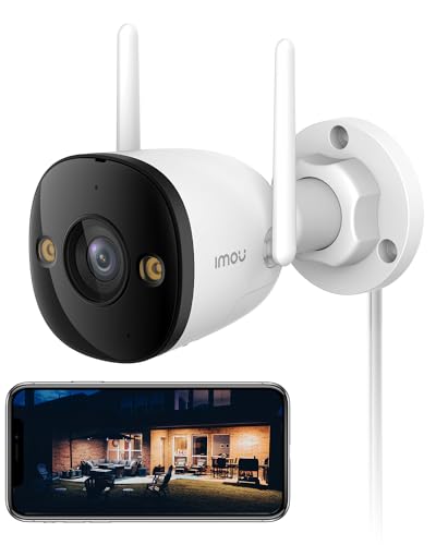 Imou 3K Überwachungskamera Aussen,5MP WLAN IP Kamera Outdoor mit Human/Car Detection,IR Nachtsicht 30m,IP67 Wetterfest, Alexa,Zwei-Wege-Audio