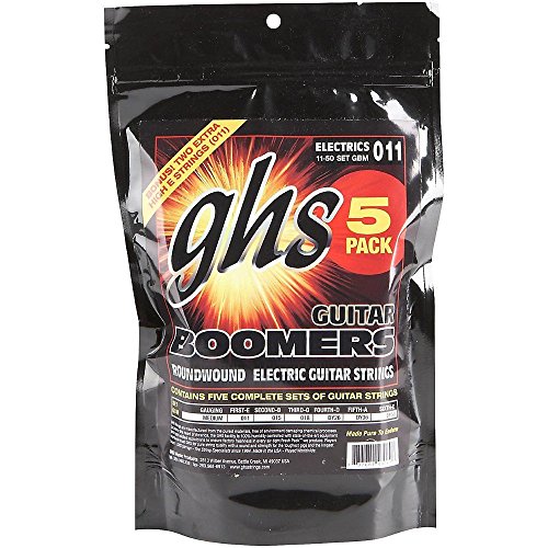 GHS GBM-5 11-50 Medium Boomers Gitarrensaitensatz (6er Pack)