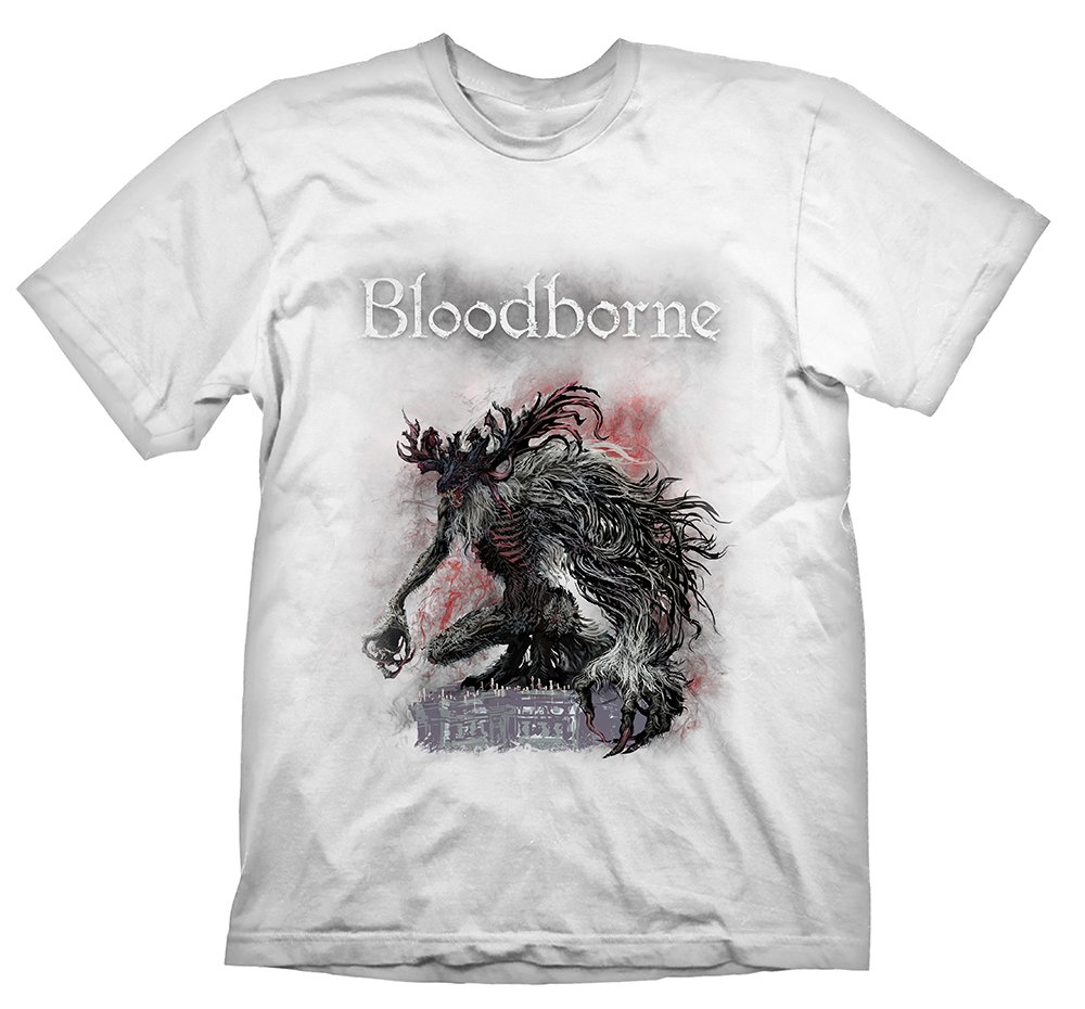 Bloodborne T-Shirt Bossfight White L