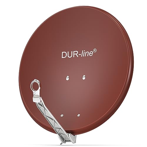 DUR-line Select 60cm/65cm Rot Satelliten-Schüssel - Test + Sehr gut + Aluminium Sat-Spiegel