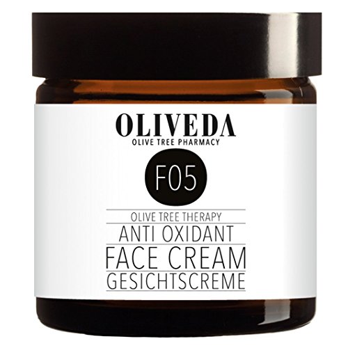 Oliveda F05 - Gesichtscreme Anti Oxidant | leichte & pflegende Tagescreme + Feuchtigkeitspflege + polstert müde Haut auf mit organischen Inhaltsstoffen - 50 ml