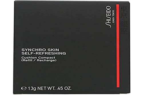 Shiseido Synchro Skin Self-Refreshing Cushion Compact Refill Foundation 350 Maple, 13 g
