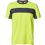 Kansas Evolve Hi Vis T Shirt Gelb/Grau 130183 EN 13758 2 Oeko-TEX Zertifiziert Größe L