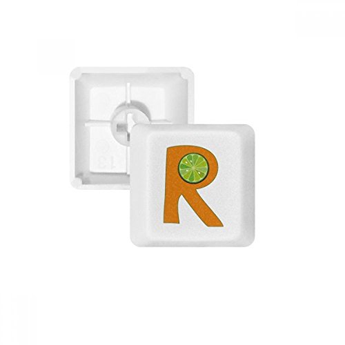 R Alphabet Orange Fruit PBT Tastenkappen für mechanische Tastatur, Weiß OEM ohne Markierung Mehrfarbig Mehrfarbig R3
