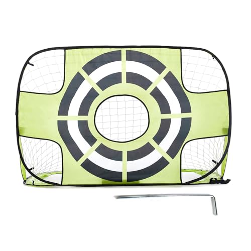 lxuebaix 3-in-1-Fußballtor, tragbares Fußballnetz, Torpfosten-Set für Kinder, Garten, Trainingsgeräte, Indoor-Outdoor-Spielzeug