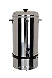 L2G - Perkolator 15 Liter – Permanentfilter-Kaffeemaschine aus verchromtem Edelstahl – 100 Tassen – Ø 265 mm x Höhe 600 mm