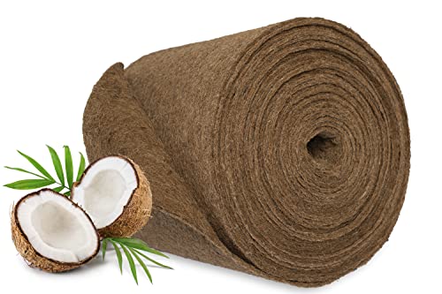 MC.Sammler Kokosmatte Winterschutz und Kälteschutz für Pflanzen Kübelpflanzen Palmen | Meterware 100% biologisch abbaubar | Kokos-Filzmatte in 18 Größen | 50cm x 15m | 7mm dick + Naturlatex |
