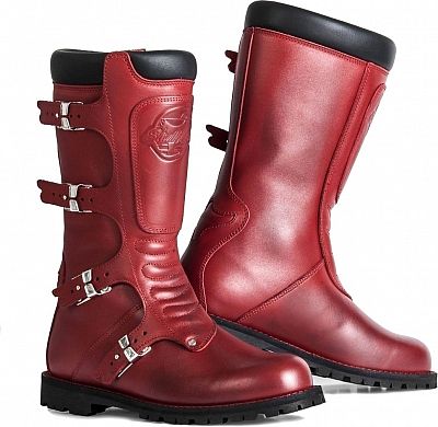 STYLMARTIN Motorcycles Boots, Rosso, Größe 42