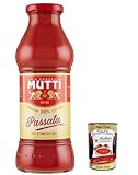 12x Mutti Passata di Pomodoro Tomatenpaste Tomaten sauce 100% Italienisch 400g + Italian Gourmet polpa 400g
