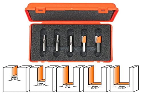 CMT Orange Tools 900.005.01 - ESTUCHE 5 geraden Erdbeeren S 8 HW DX