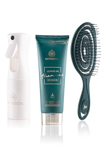 NUTREEOIL Haarpflege-Set | Set mit 3 hochwertigen Pflegeprodukten als Geschenk | Feuchtigkeitspflege für alle Haartypen