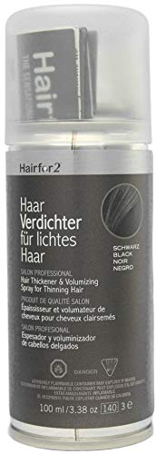 Hairfor2 Haarverdichtungsspray gegen lichtes Haar (100ml) (schwarz)