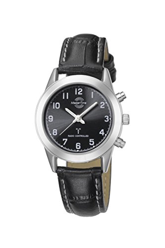 Master Time mtls-10323 - 22L - Uhr für Frauen, Lederband schwarz