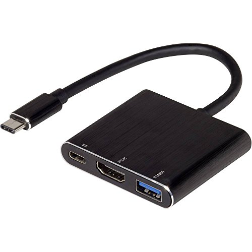 renkforce USB-C™ zu HDMI + USB 3.0 Multiport-Adapter