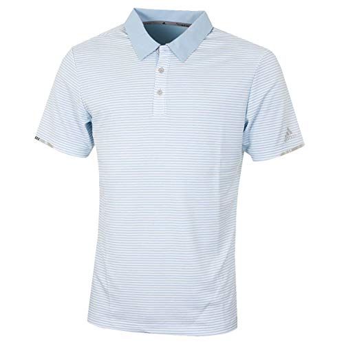 adidas Herren Climachill Tonal Stripe Polo Shirt, blau, M