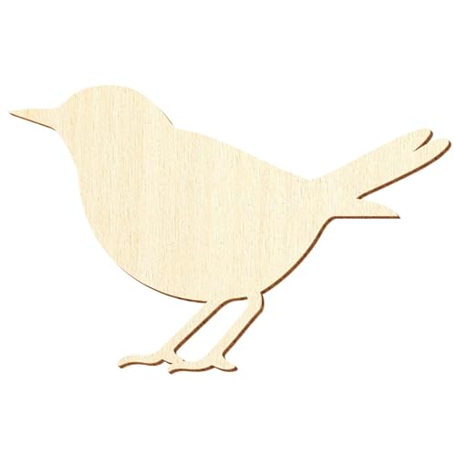 Holz Amsel - Deko Basteln 5-50 cm, Pack mit:100 Stück, Breite:26cm breit