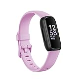 Fitbit Unisex-Adult Inspire 3,Black/Lilac Bliss Activity Tracker, One Size