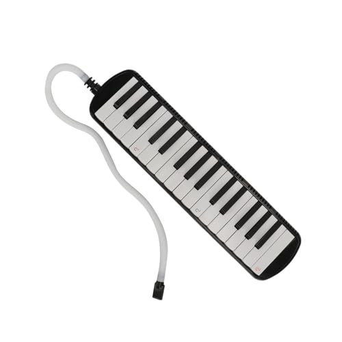 Schulmelodica, Multifunktionale Melodica ABS, Langlebig, Klassisch, Musikalische Interessen Pflegen, Leicht zu Erlernen, Stabil zu Spielen (BLACK)