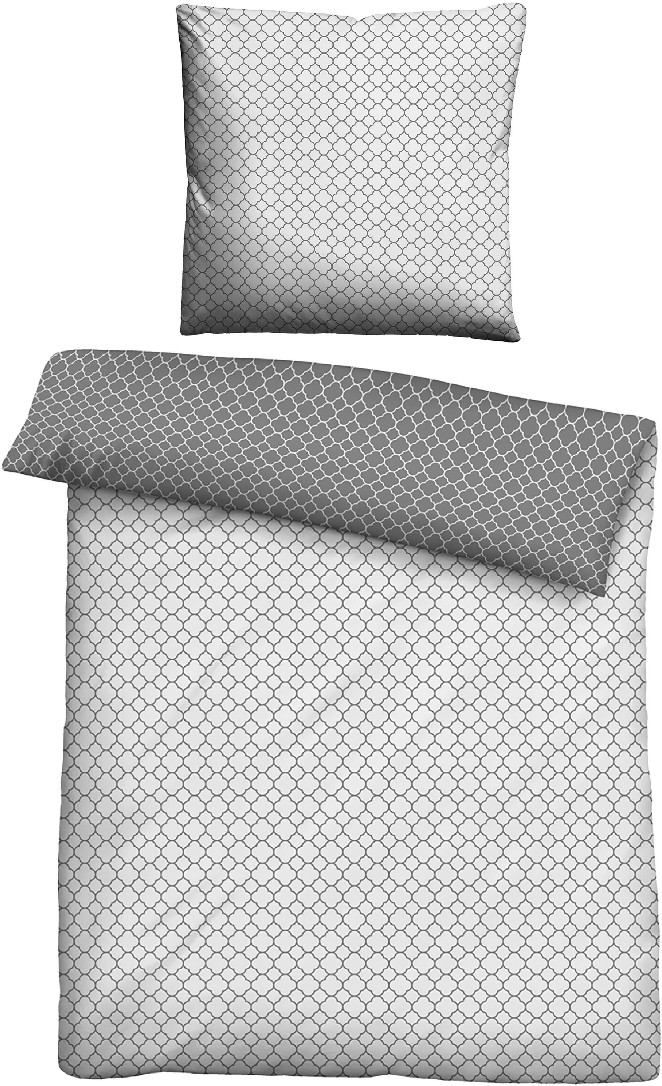 Biberna Wendebettwäsche "Combinate in Gr. 135x200, 155x220 oder 200x200 cm", (2 tlg.)