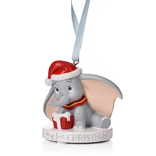 Widdle Gifts Ltd Disney Baby 6415 Baumschmuck zum Aufhängen, Dumbo / First Christmas