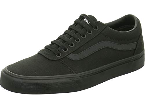 Vans Herren Ward Sneakers, Schwarz (Canvas) Black 186, 40 EU