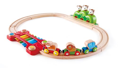 Hape Spielzeug-Eisenbahn "Kleines Tier-Eisenbahnset" (Set)