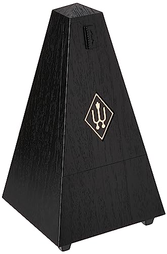 Wittner Taktell Pyramidenform Metronom Kunststoffgehäuse ohne Glocke schwarz