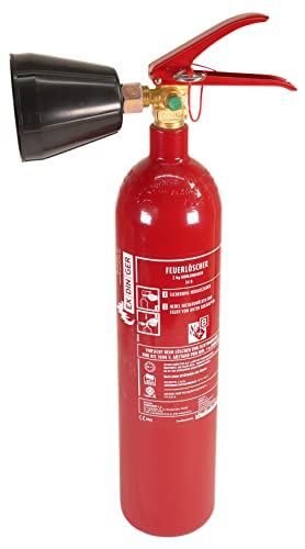 CO² Feuerlöscher 2 kg Schneerohr (GS-2X mit Instandhaltungsnachweis von HausundWerkstatt24)