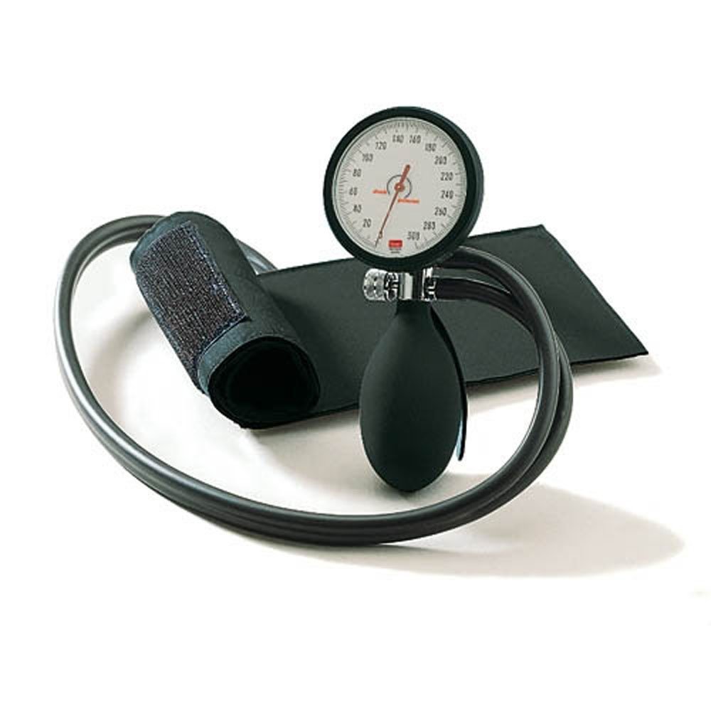 Blutdruckmessgerät boso clinicus II mit Klettenmanschette, schwarz