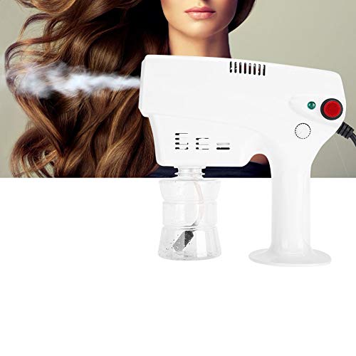 Nano Steam Gun, 260ML Multifunktionales Haarspray Nano Mister Hair Steamer, Haarfärbemittel Dampfer Humidifer Haarpflegetool Haarpflege Spa Luftbefeuchter für Friseursalon, Persönlicher Gebrauch(EU)