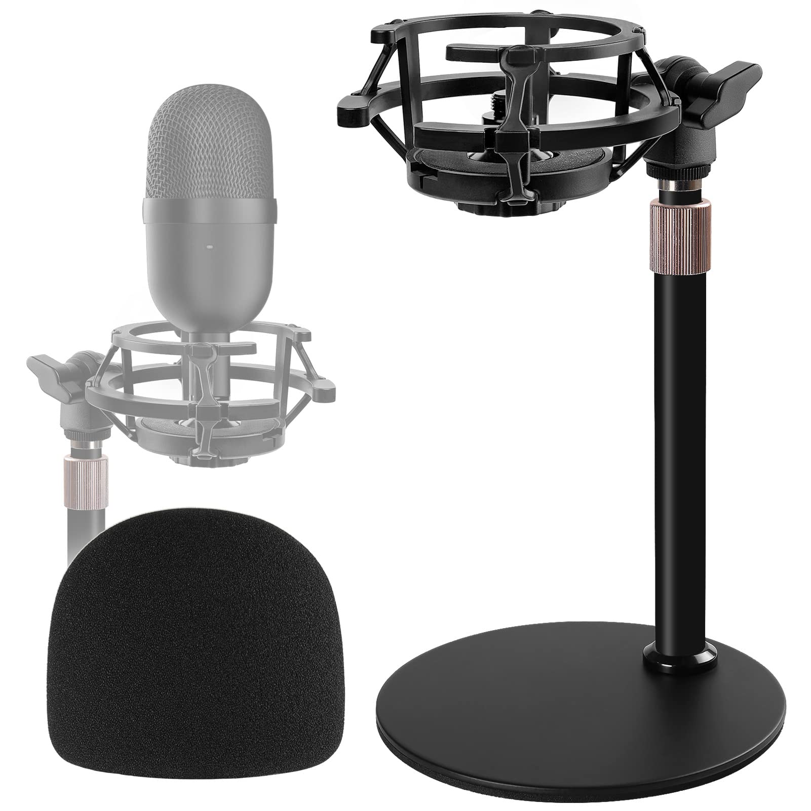 Avatar Mikrofon-Tischständer mit Shock Mount & Foam für Razer Mini