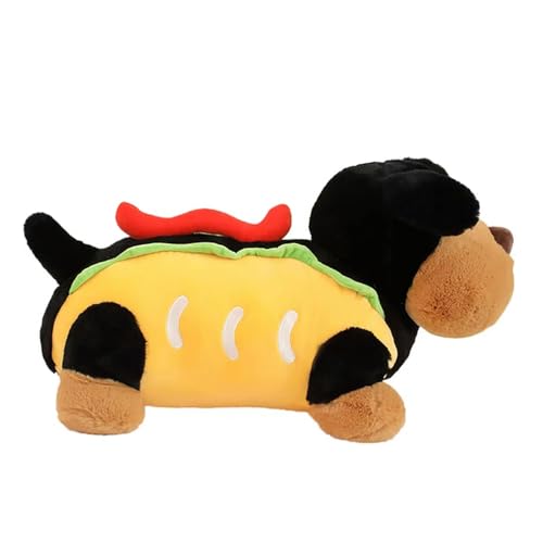SldJa Hot Dog Plüsch Spielzeug Plüsch Tier Welpe Puppe Niedliches Kissen Zimmer Dekoration Geburtstag Geschenk Kreative Geschenke 40cm 1