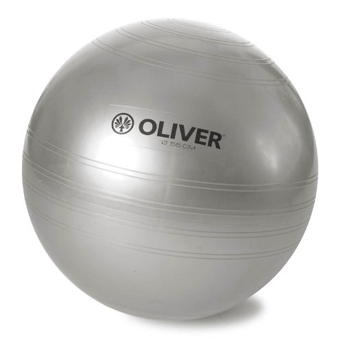 Oliver Gymnastikball Gymball Silver-Collection 55 cm Sitzball Therapie Ball