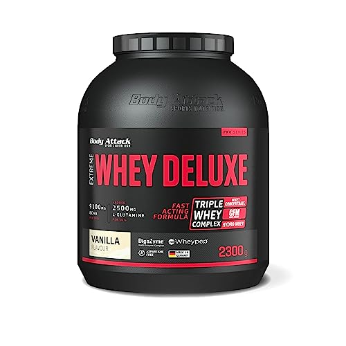 Body Attack Protein Extreme Whey Deluxe, Protein, Vanilla, 2300g