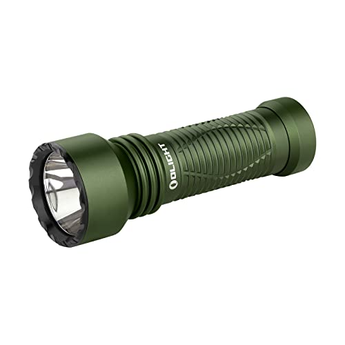 OLIGHT Javelot Mini LED taktische Taschenlampe mit einer runden Lichtquelle,Bis zu 1000 Lumen 600 M EDC helle Taschenlampe, wiederaufbare IPX8 Handlampe für Notfall, Patrouille, Camping(Grün)